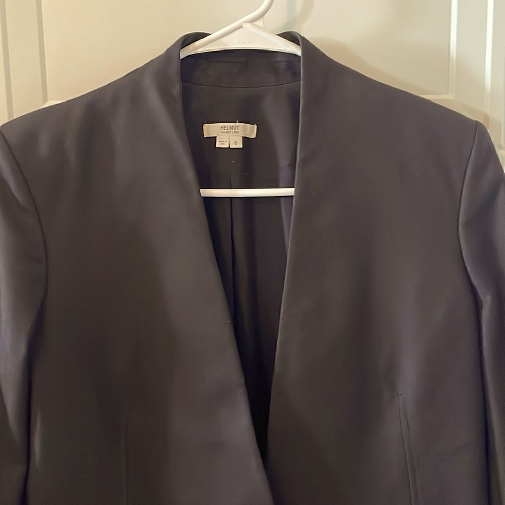 Helmut Lang Black Single Button Jacket - image 2